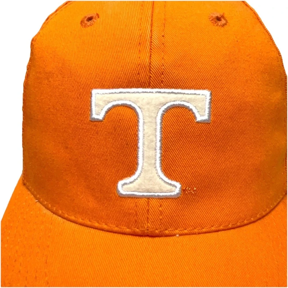 Tennessee Volunteers Hat Cap Strap Back Orange Vols Plain Logo Dad Adjustable MM